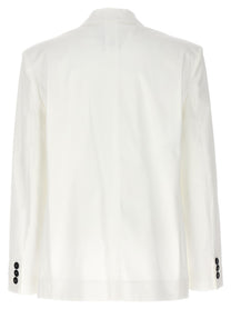 Moschino Double Breasted Blazer White