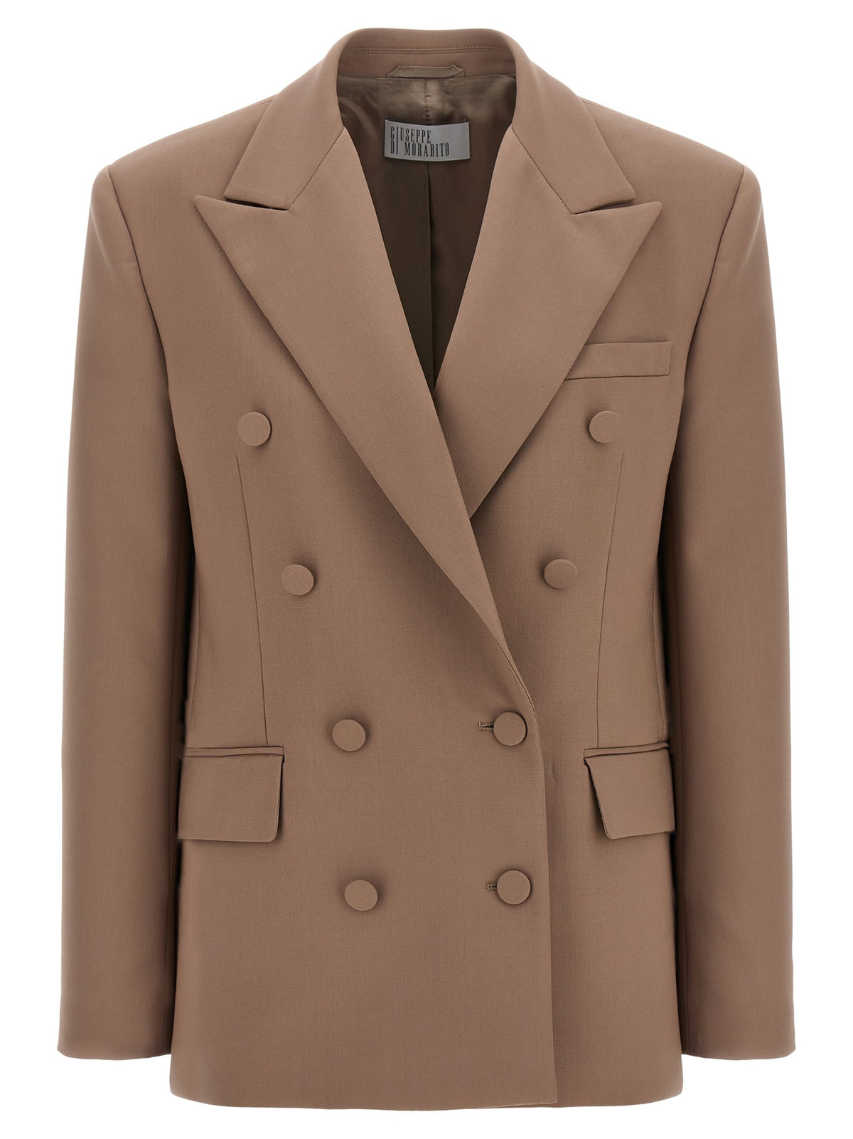 Giuseppe Di Morabito Double Breasted Blazer Beige