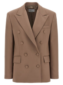 Giuseppe Di Morabito Double Breasted Blazer Beige