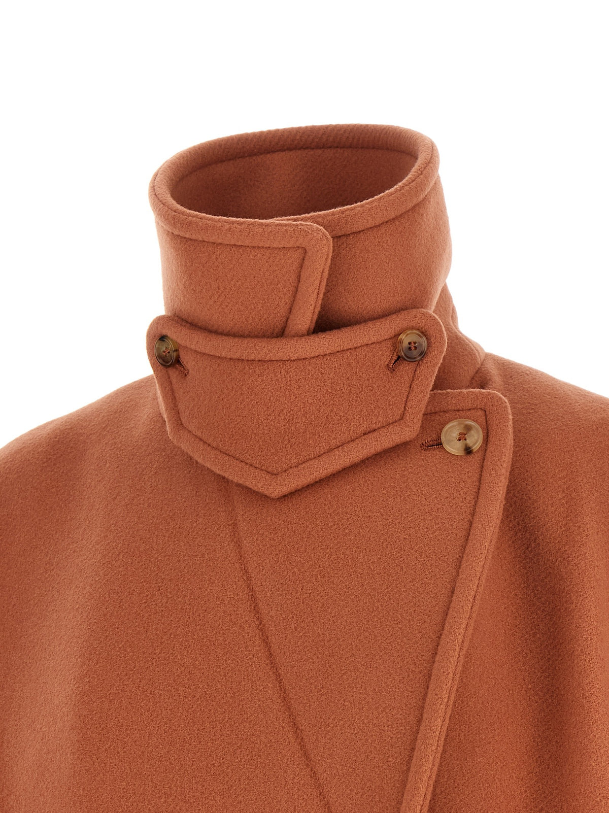 Chloé Double Breasted Coat Blue