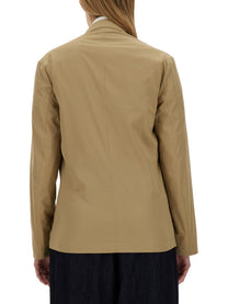 Dries Van Noten Women's Double Breasted Shirt Beige