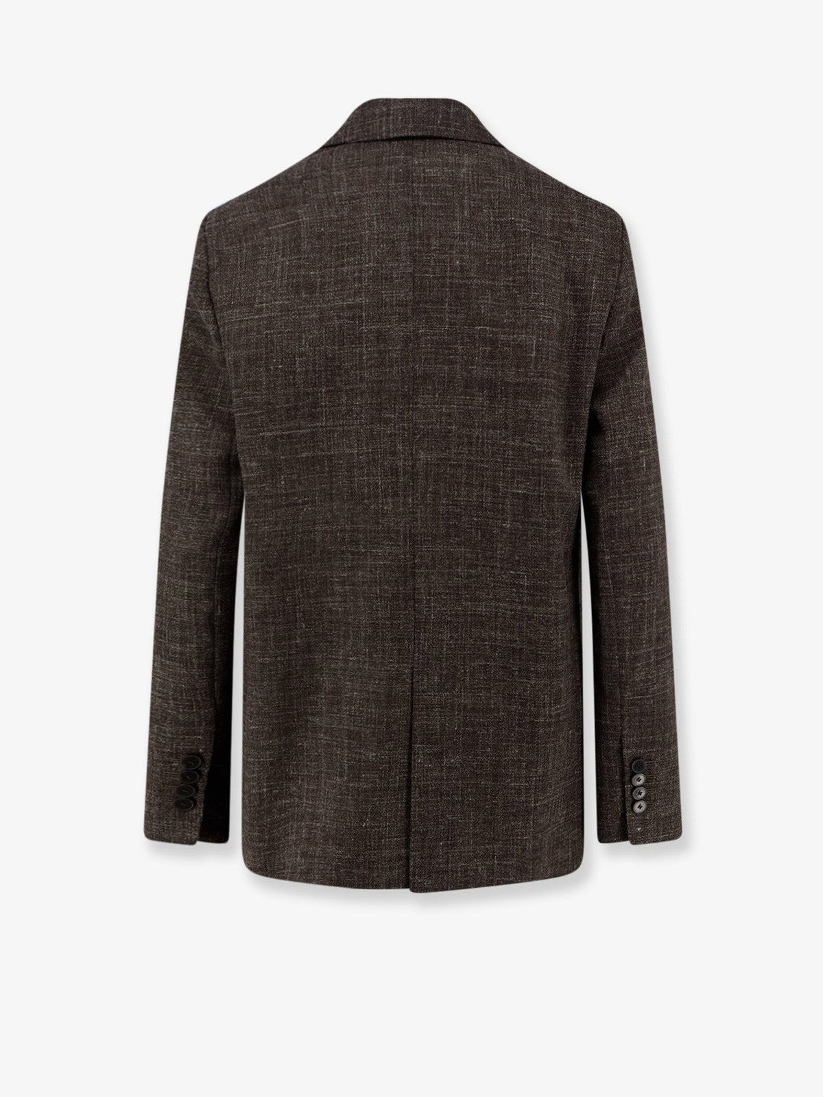 Alysi Women's Double Breasted Wool and Linen Blend Blazer SIGARO