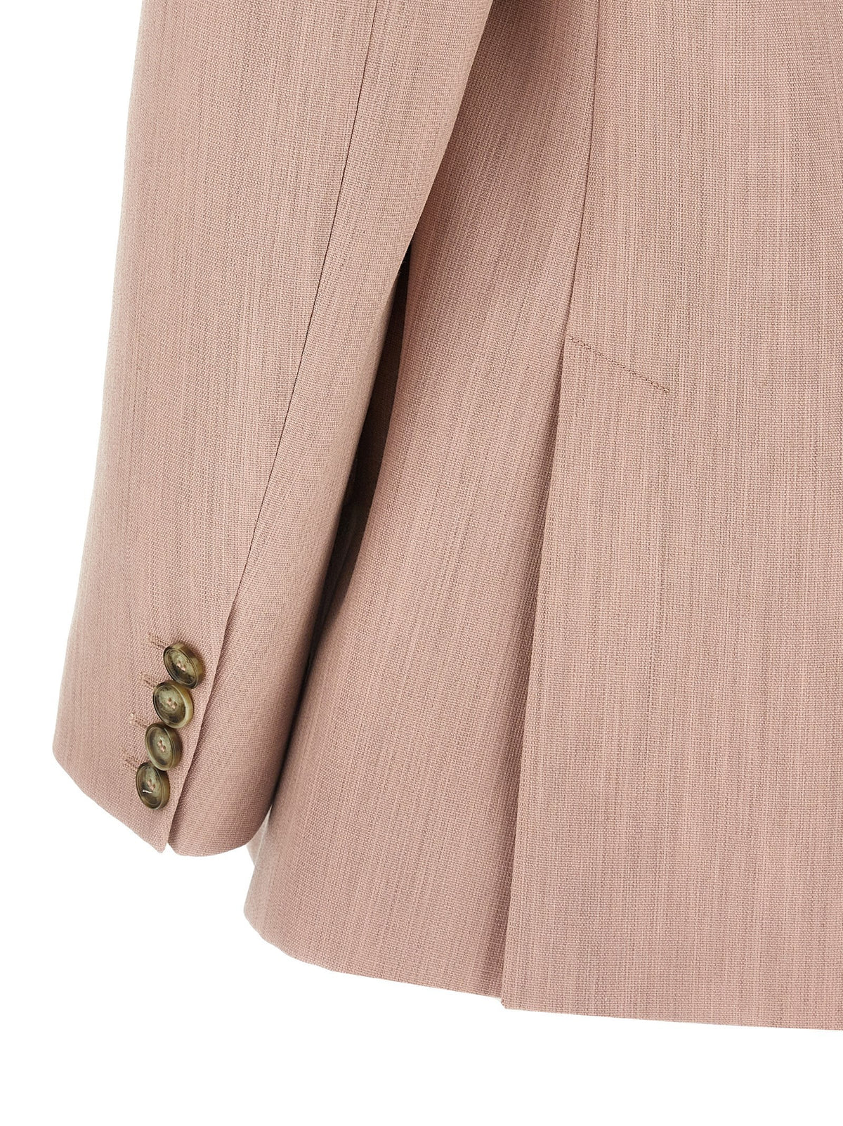 Stella McCartney Double Breasted Wool Blazer Blue