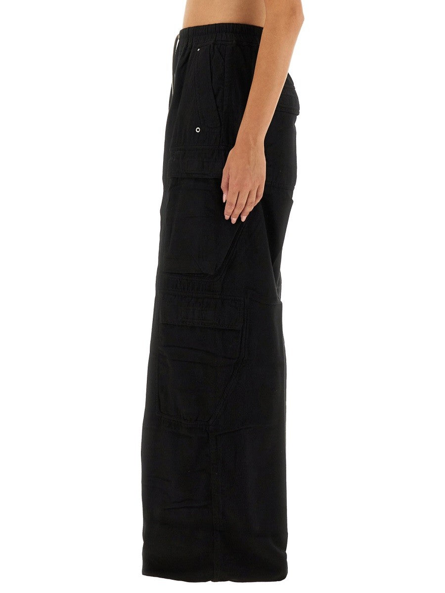DRKSHDW Women's Double Cargo Jumbo Belas Pants Black