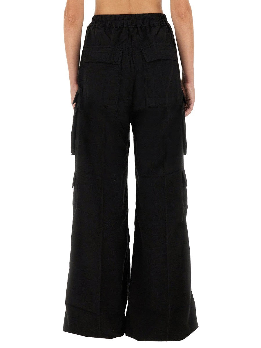 DRKSHDW Women's Double Cargo Jumbo Belas Pants Black