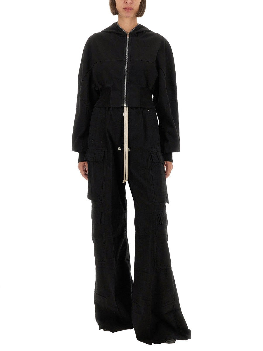 DRKSHDW Women's Double Cargo Jumbo Belas Pants Black