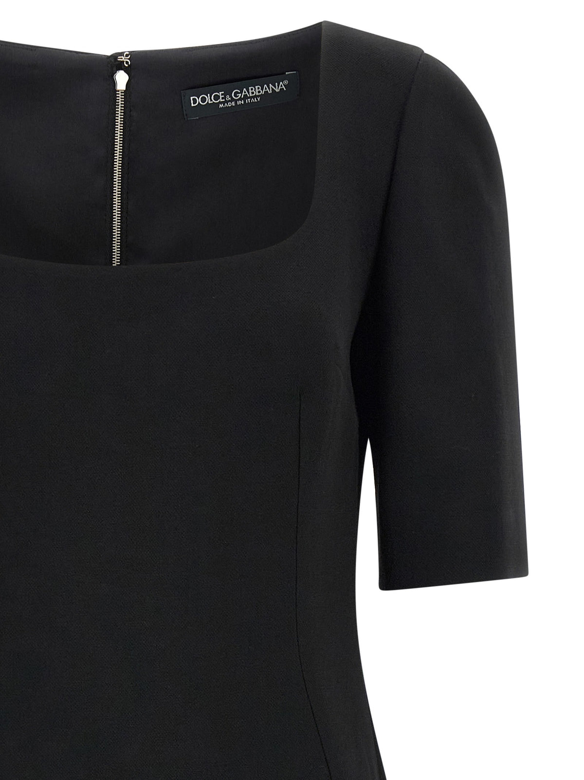 Dolce &amp; Gabbana Double Crêpe Dress Black