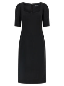 Dolce &amp; Gabbana Double Crêpe Dress Black