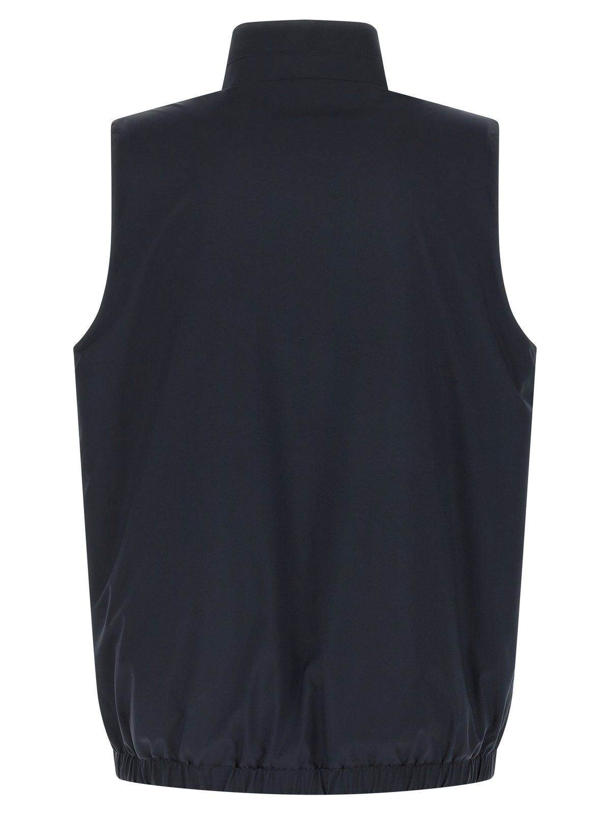 Kiton Double Face Nylon Vest Blue