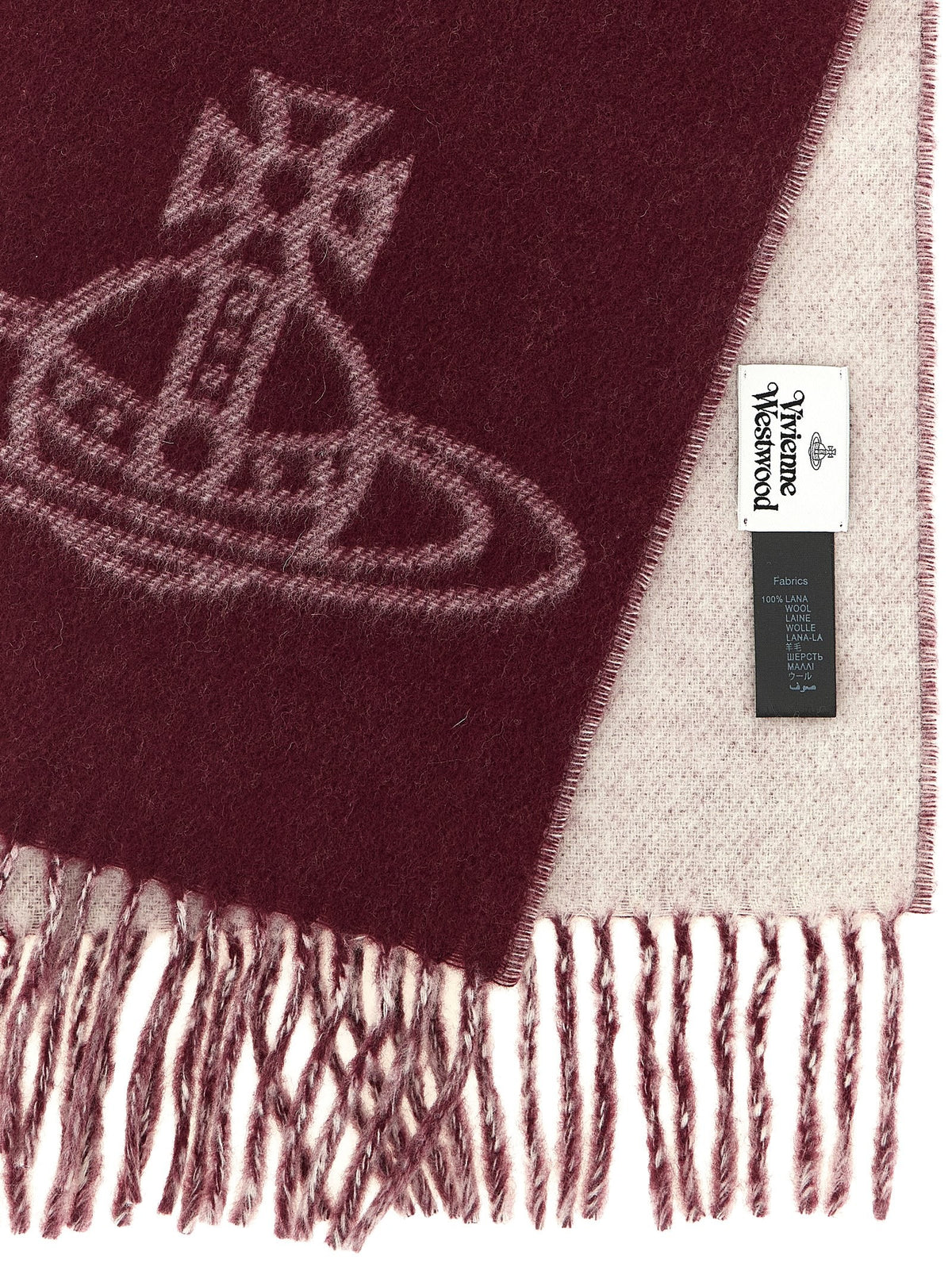 Vivienne Westwood Double Face Scarf Gold