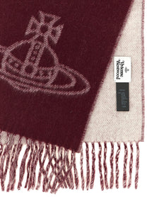 Vivienne Westwood Double Face Scarf Gold