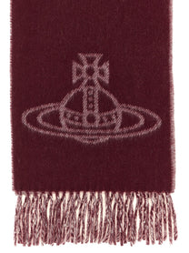 Vivienne Westwood Double Face Scarf Gold