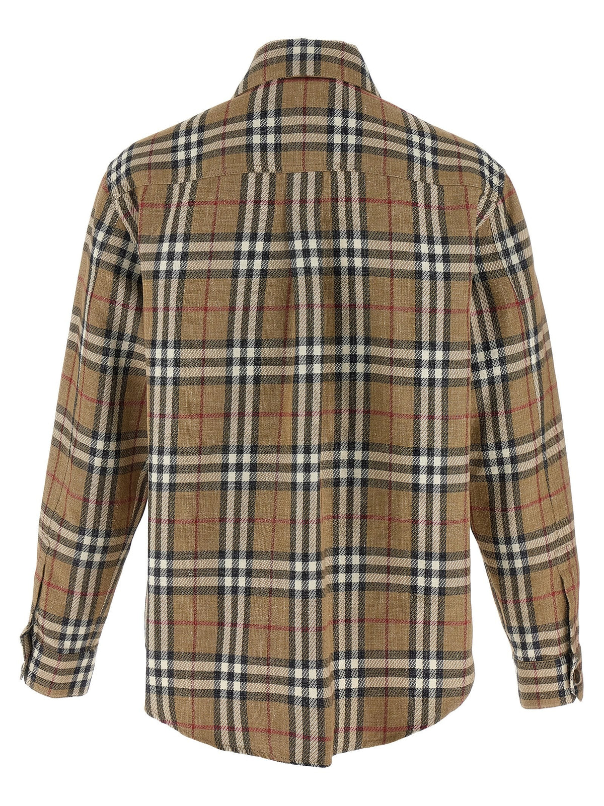 Burberry Double Face Shirt Brown