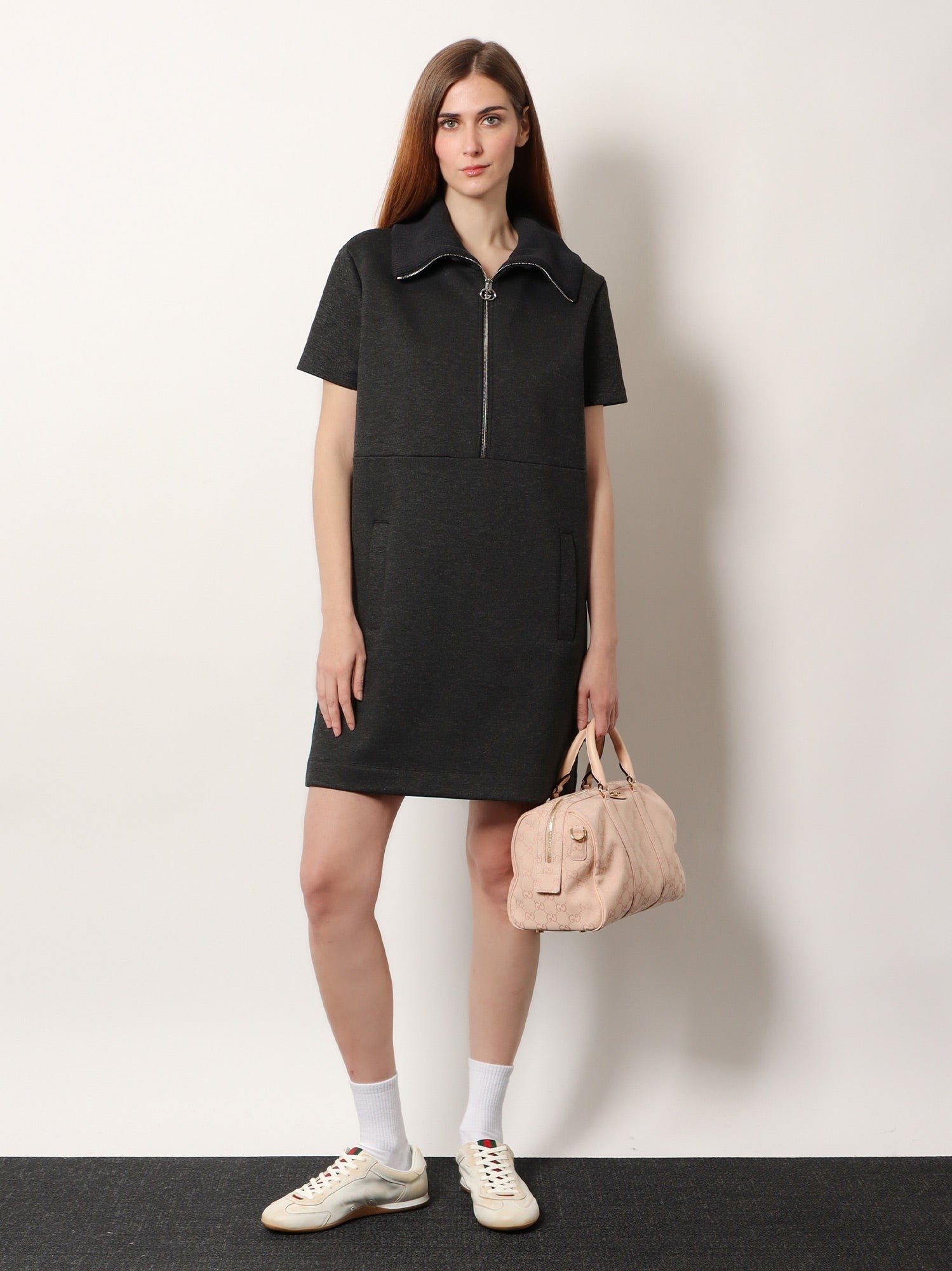 Gucci Women's Double Jersey Dress Grey