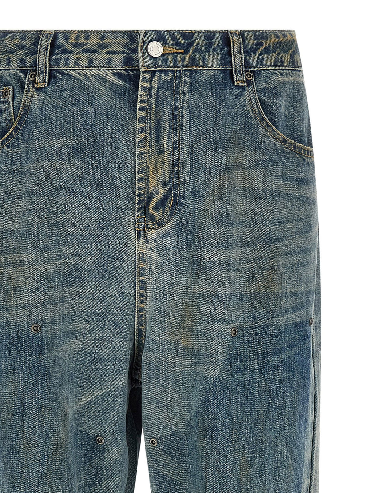 FOUND Double Knee Carpenter Jeans Blue
