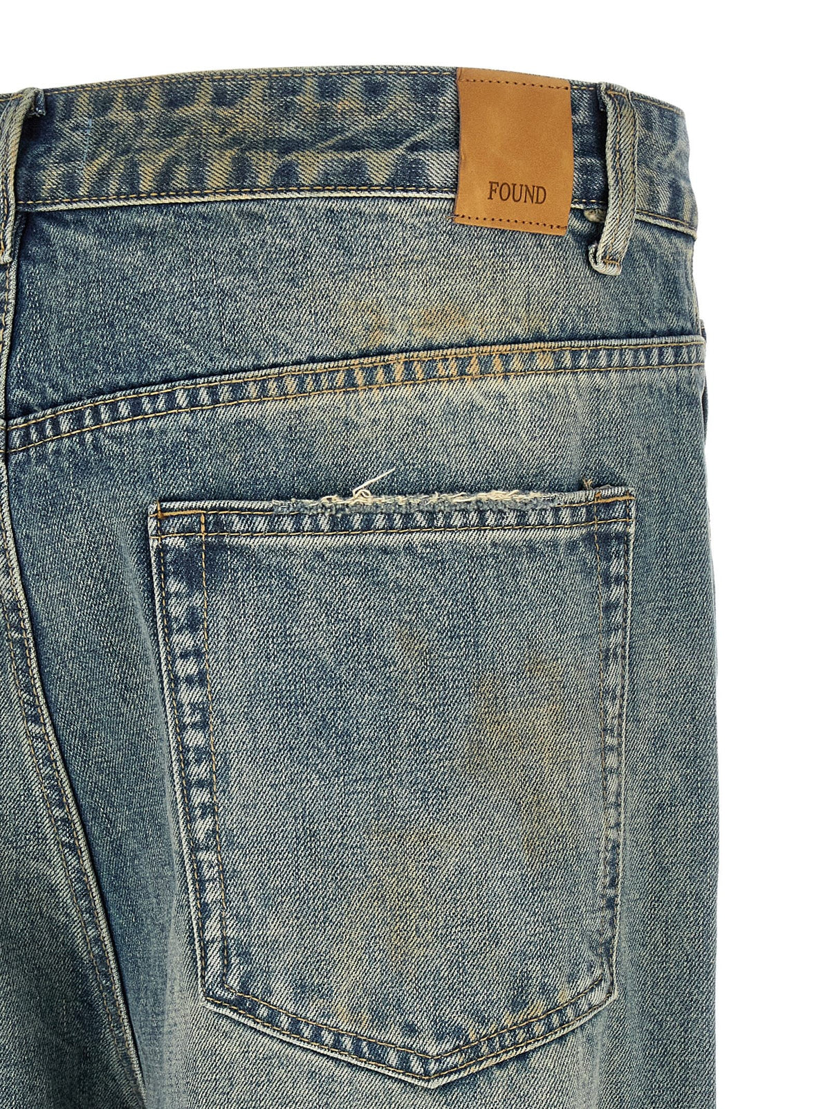 FOUND Double Knee Carpenter Jeans Blue
