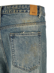 FOUND Double Knee Carpenter Jeans Blue