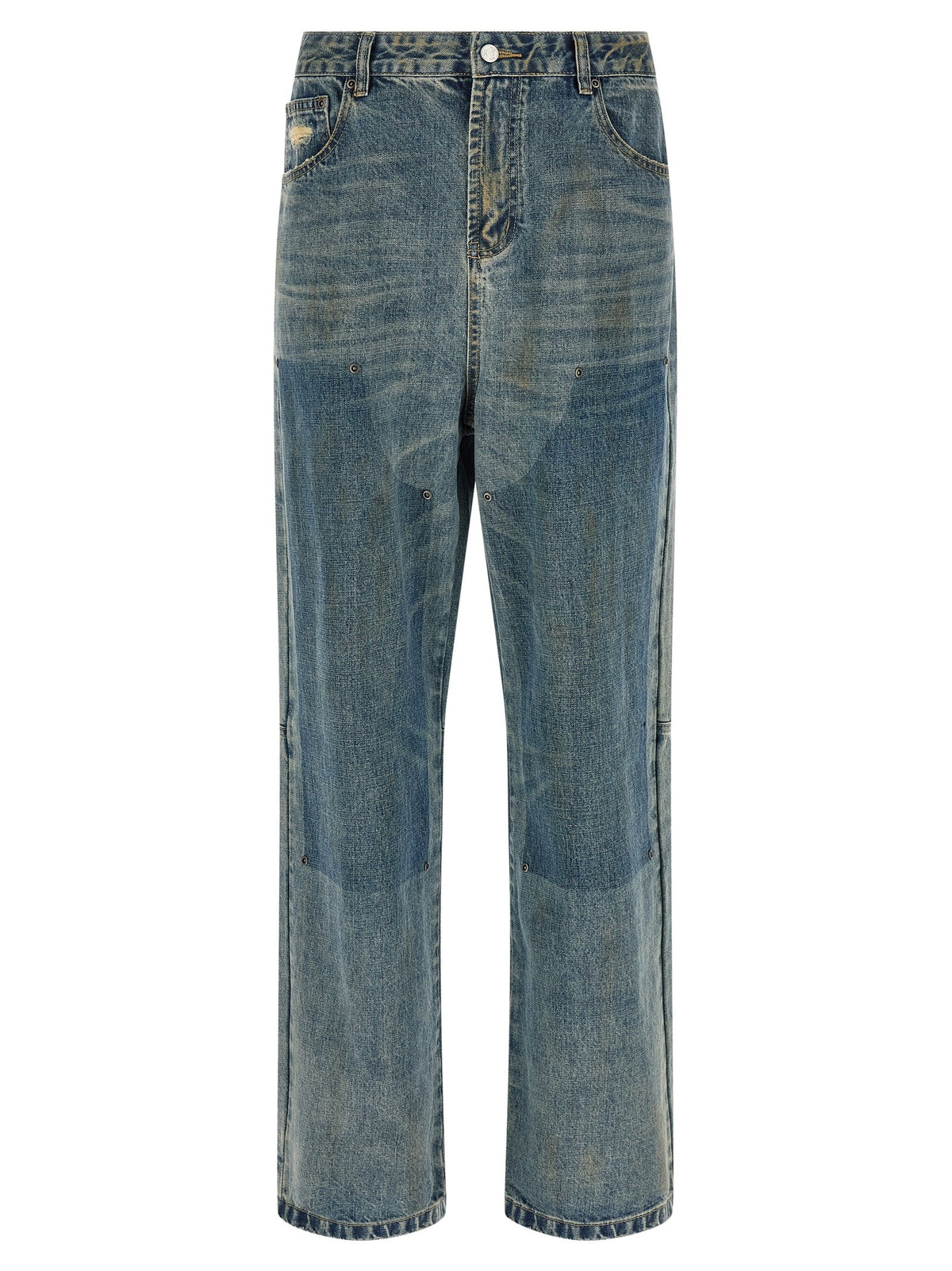 FOUND Double Knee Carpenter Jeans Blue