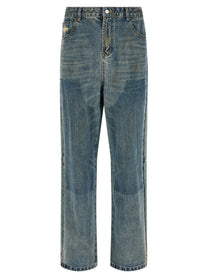 FOUND Double Knee Carpenter Jeans Blue