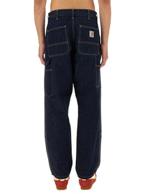 Carhartt Wip Men's Double Knee Pants Blue