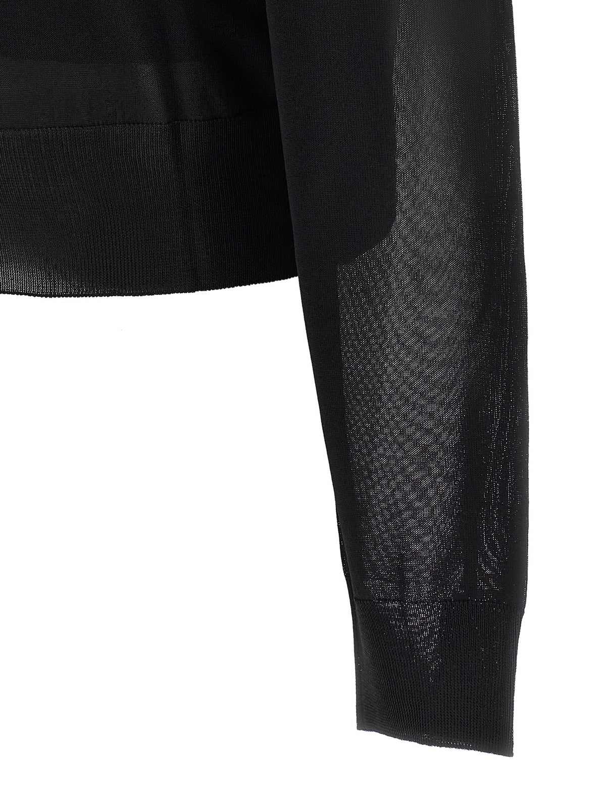 Fendi Double Knit Top Black