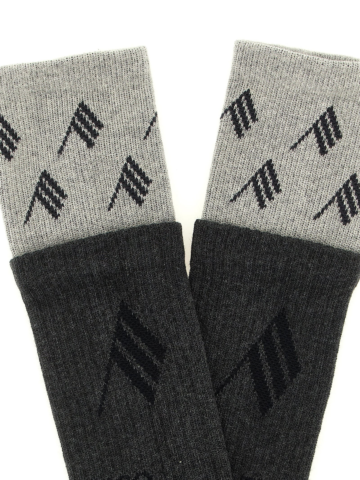 The Attico Double Layer Socks Grey