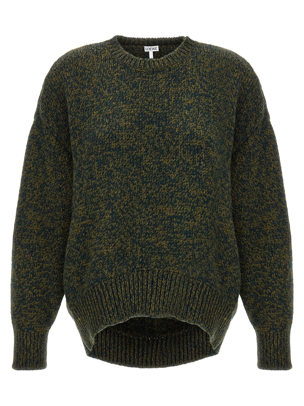 Loewe Double Neck Sweater Green