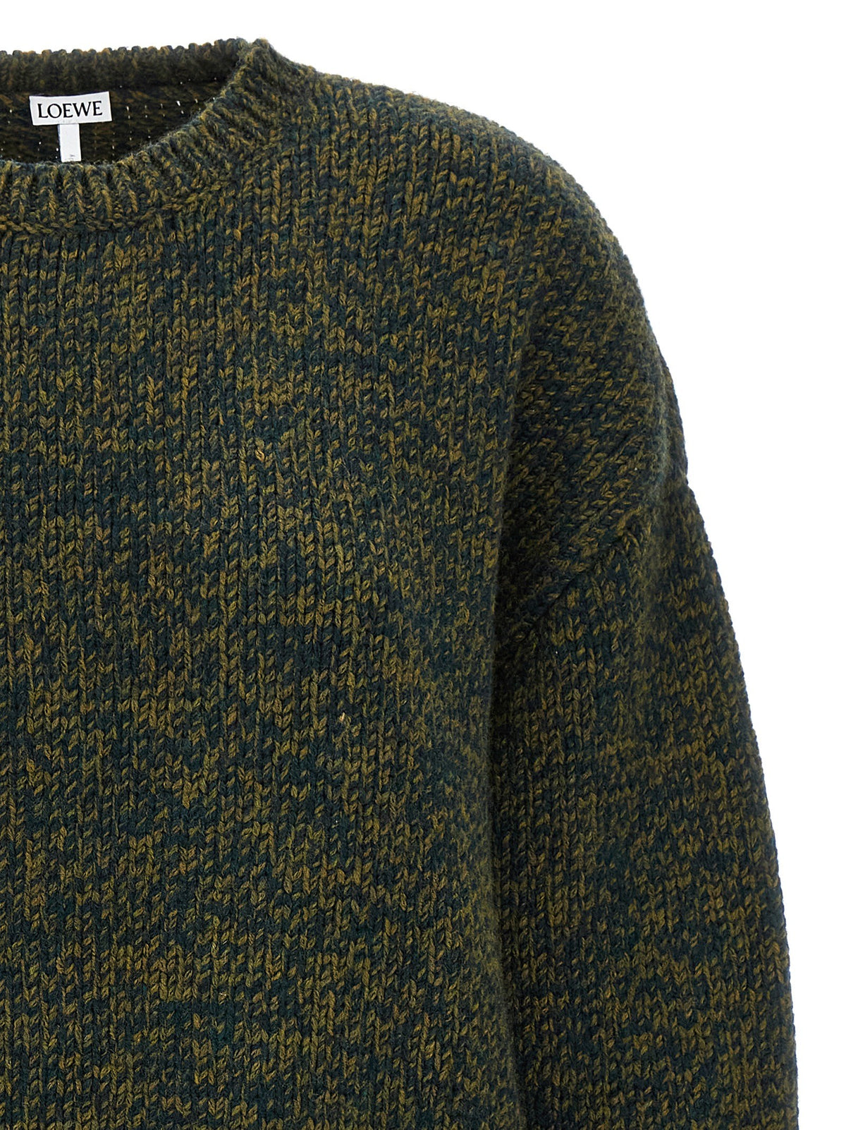 Loewe Double Neck Sweater Green