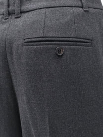 DUNST Women's Double Pleated Trousers Grey
