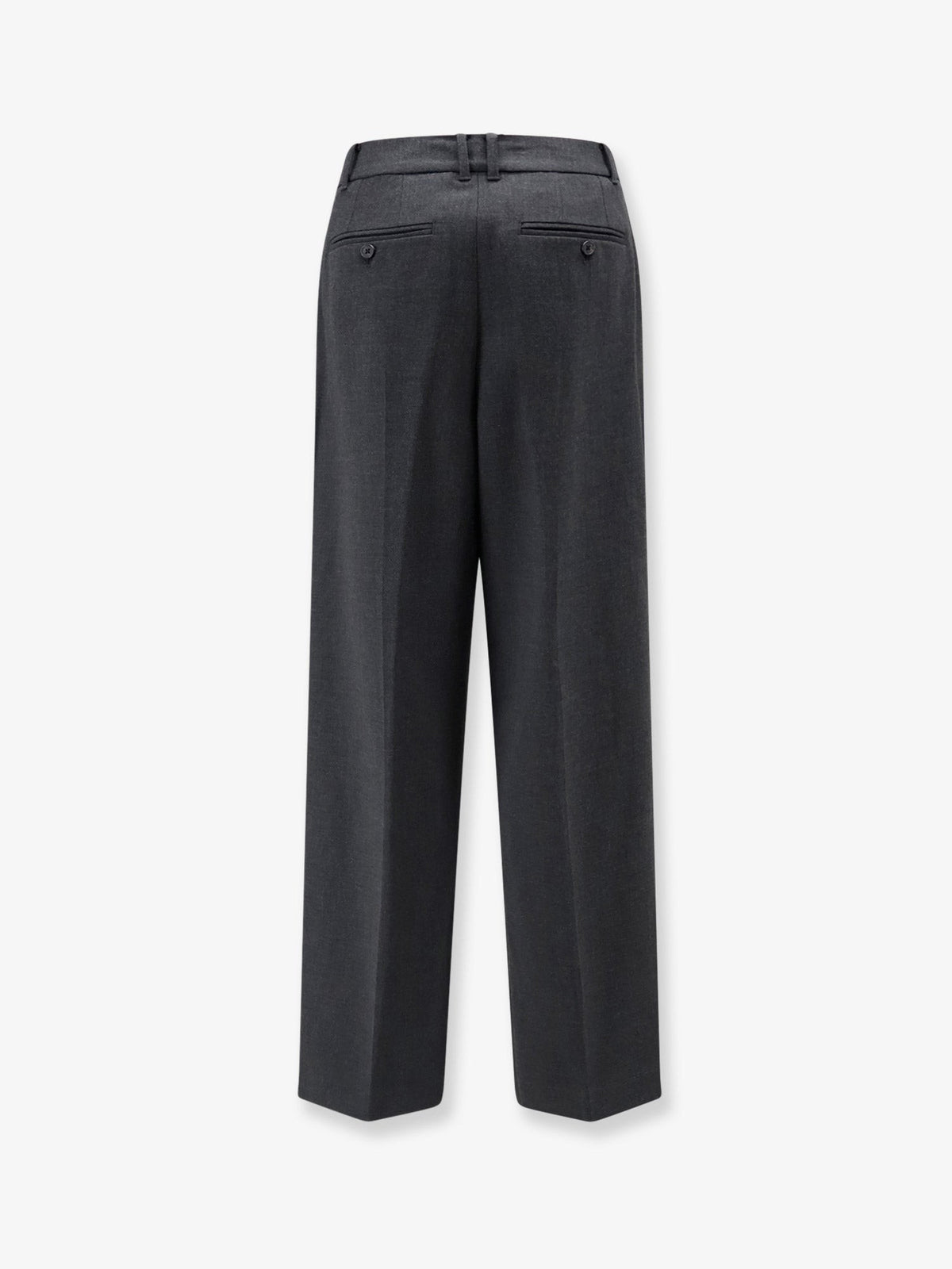 DUNST Women's Double Pleated Trousers Grey