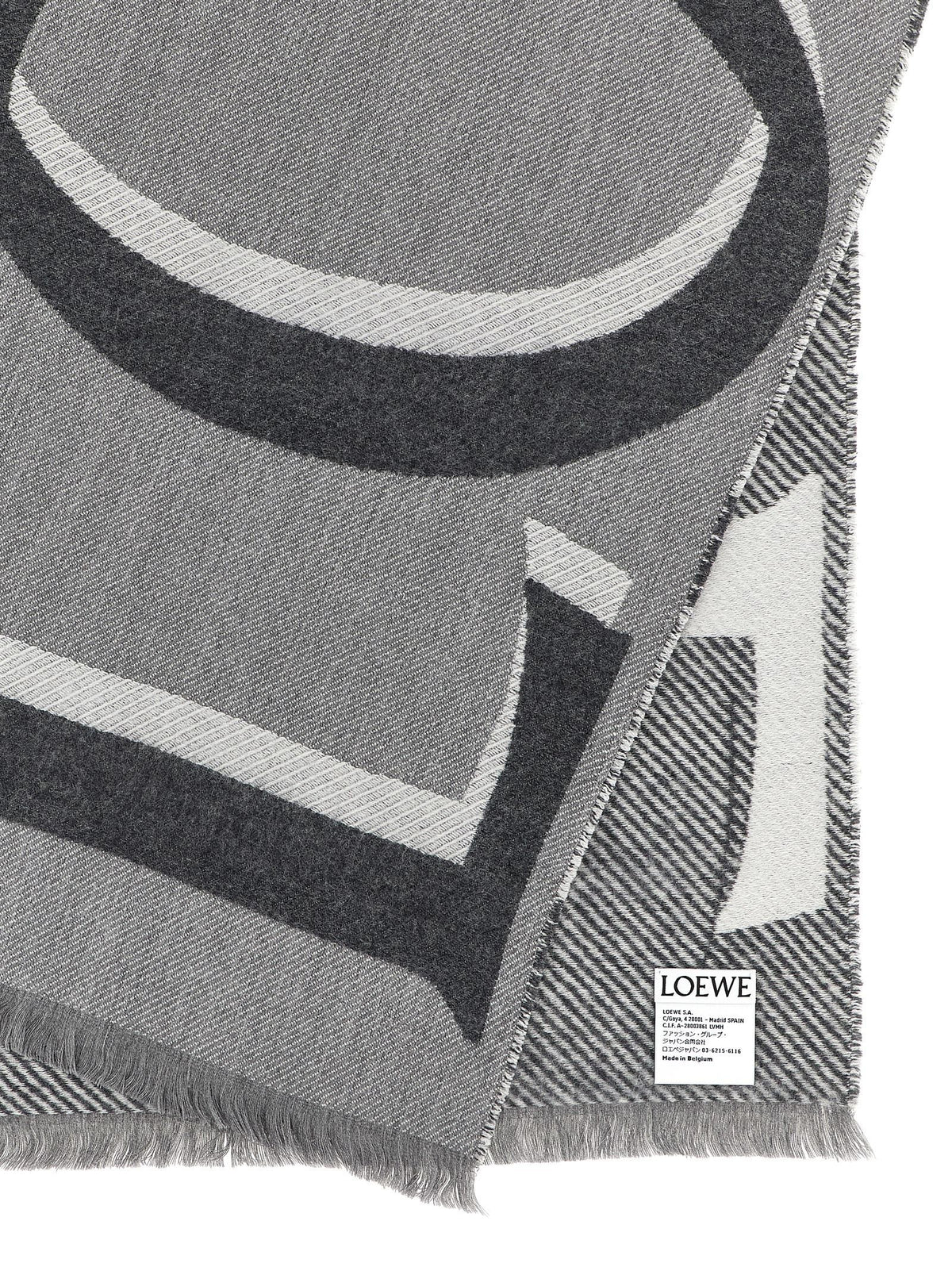 Loewe Double Sided Scarf Gold