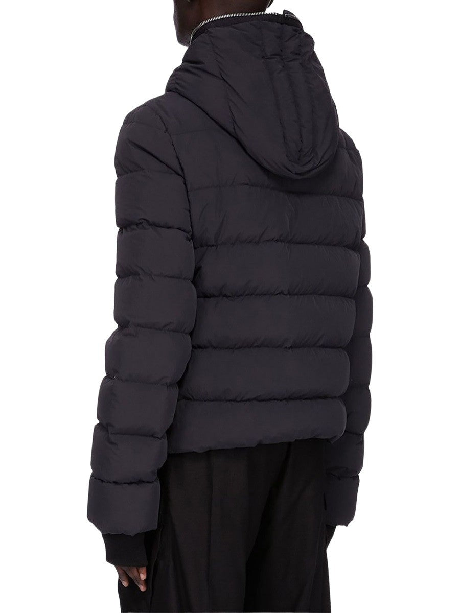 Rick Owens Men's Down Jacket Gimp Black, view 2
