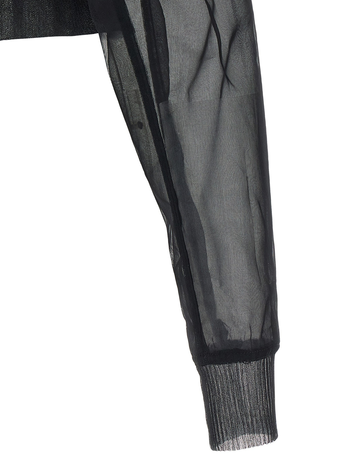 Rick Owens Dracucollar Cropped Bomber Jacket Black