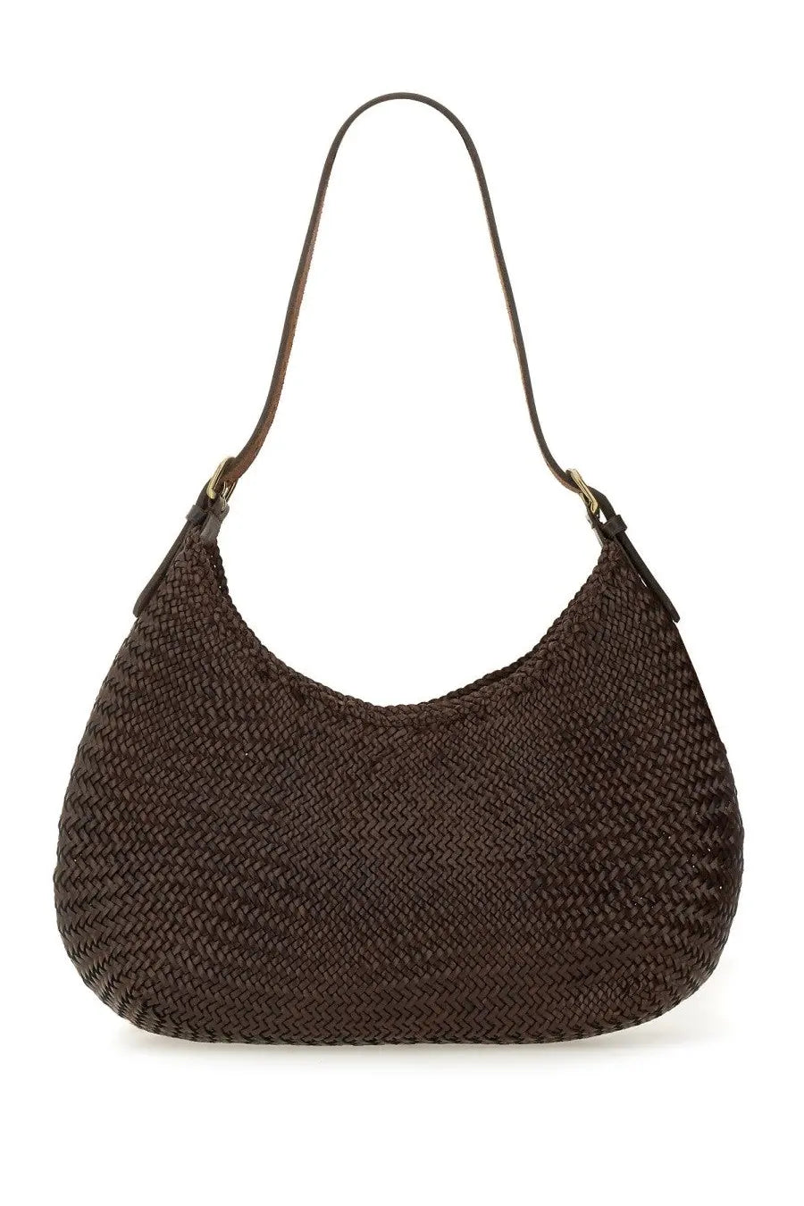 Dragon Diffusion Women's Borsa Half Moon Brown