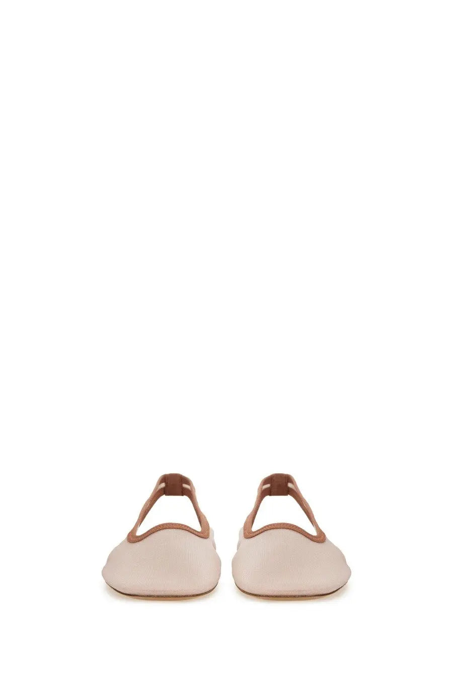 Beige leather ballet flats with t-strap design for women by dries van noten slingback blue collection