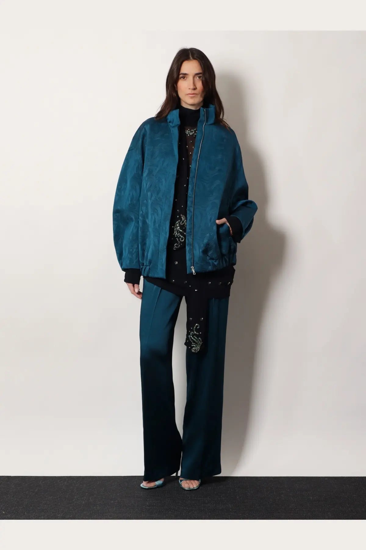 Dries Van Noten Women's Viscose Shirt Blue