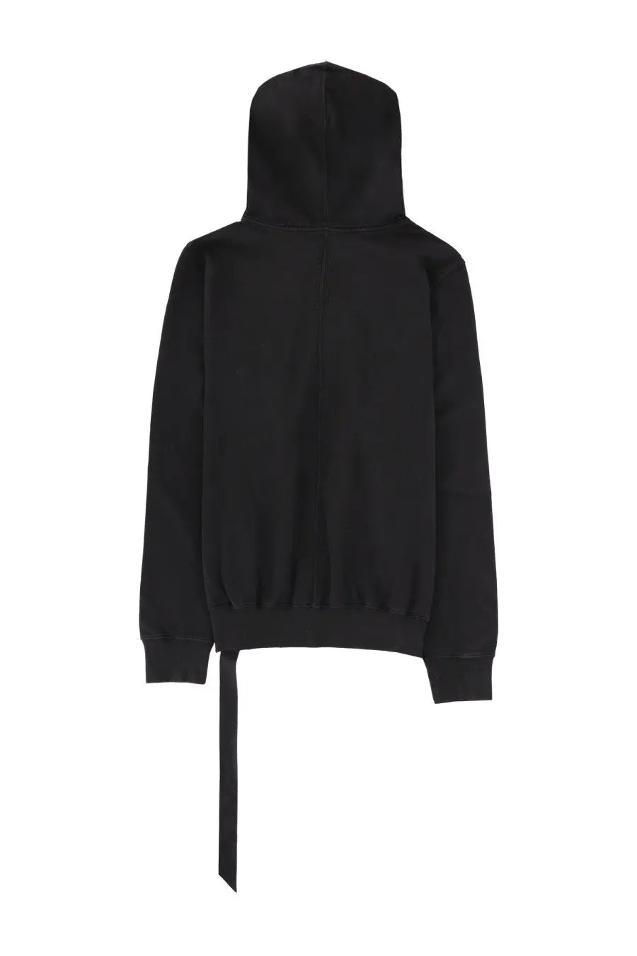Drkshdw men’s felpa con cappuccio oversize black hooded sweatshirt with drawstring hem in black cotton blend