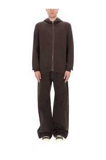 Drkshdw men’s felpa gimp brown dark brown full-zip hoodie with hood and front pockets for casual wear