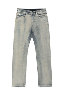 Drkshdw men’s fog cut jeans blue light-wash denim straight-leg with subtle fading for a casual worn-in look