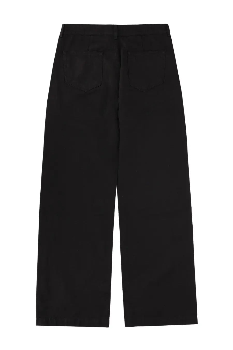 Drkshdw men’s jeans geth black wide-leg trousers with clean minimalist design and subtle stitching details