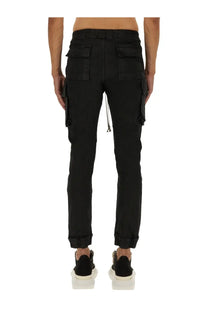 Drkshdw men’s jogger pants mastodon black with multiple cargo pockets and a drawstring waist for comfort