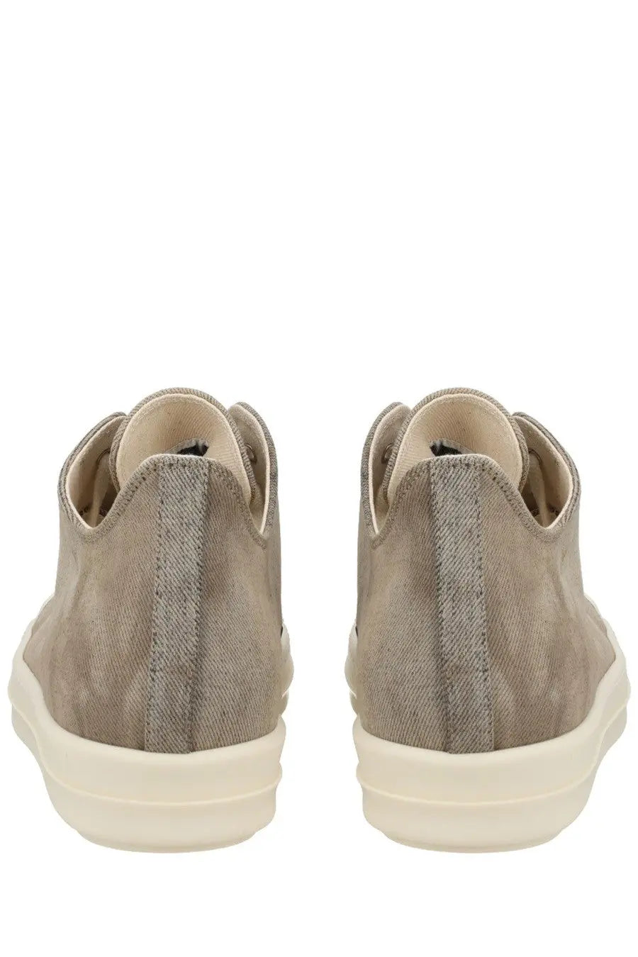Beige suede low-top drkshdw men’s low sneaks sneaker with white rubber sole for casual wear