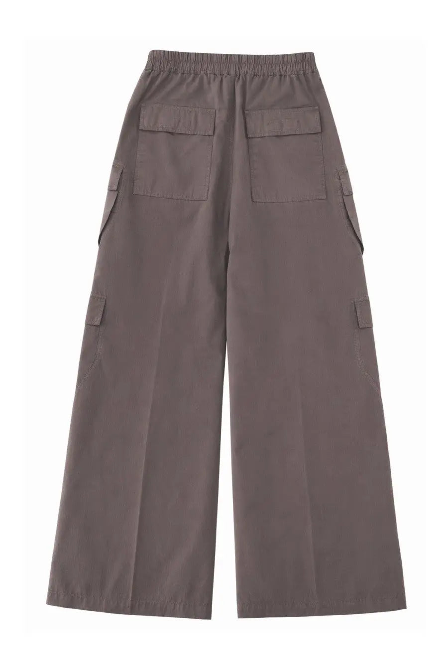 Drkshdw men’s pantalone cargo jumbo belas brown cargo pants with elastic waistband and multiple pockets