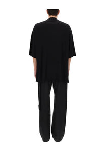 Drkshdw men’s Tommy shirt black oversized short-sleeved with relaxed flowing silhouette made of soft fabric