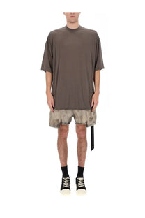 Drk shadows men’s tommy oversized charcoal gray t-shirt with relaxed fit and short sleeves