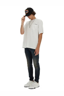 Dsquared2 men’s cool fit white t-shirt with a small logo on the chest made from soft cotton material