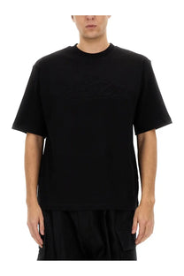 Dsquared2 men’s icon new generation black short-sleeved crew neck t-shirt with subtle embossed chest logo