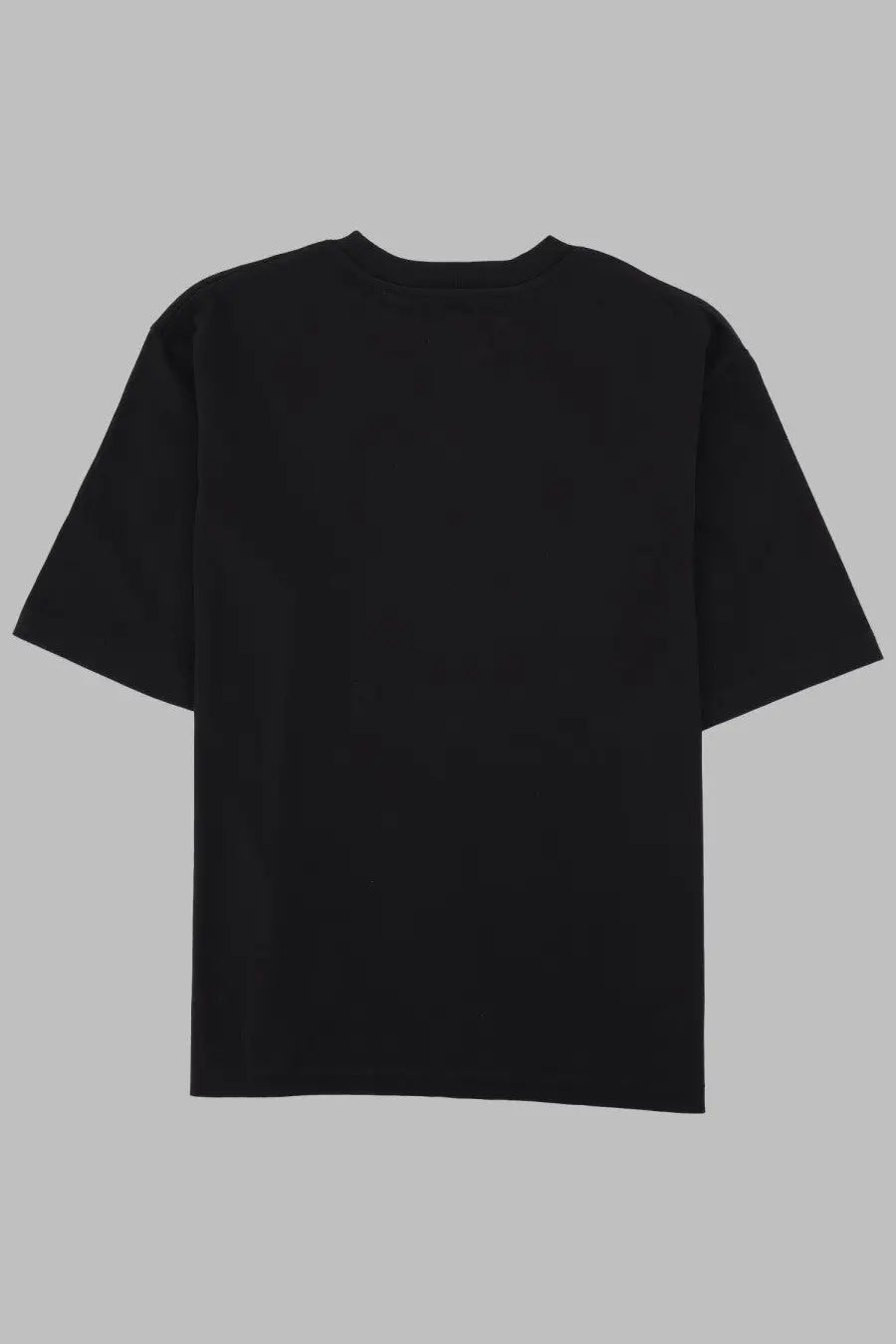 Dsquared2 men’s black oversized short-sleeved t-shirt with crew neck and simple design made from soft cotton