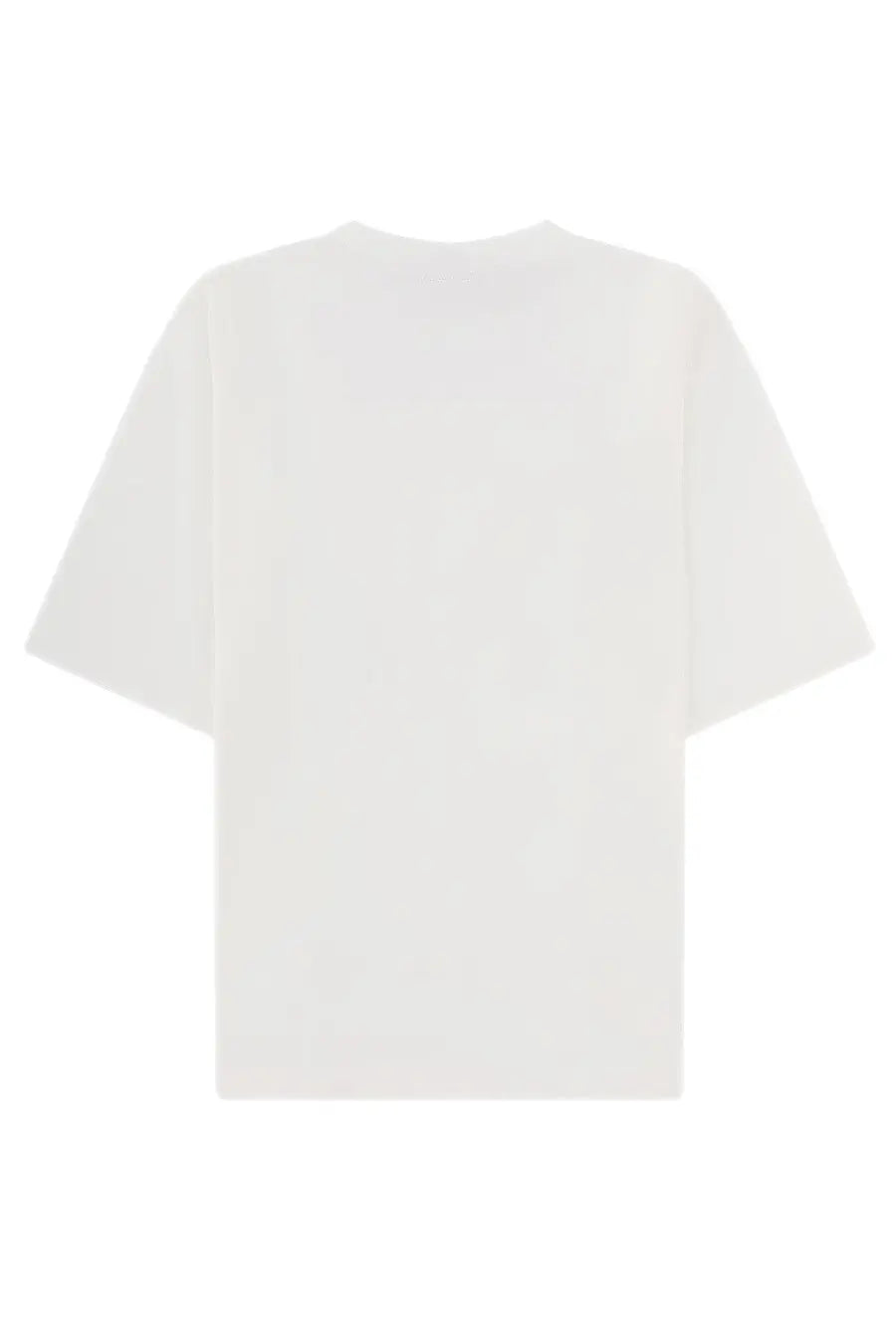 Dsquared2 men’s white oversized cotton t-shirt with a relaxed fit and short sleeves