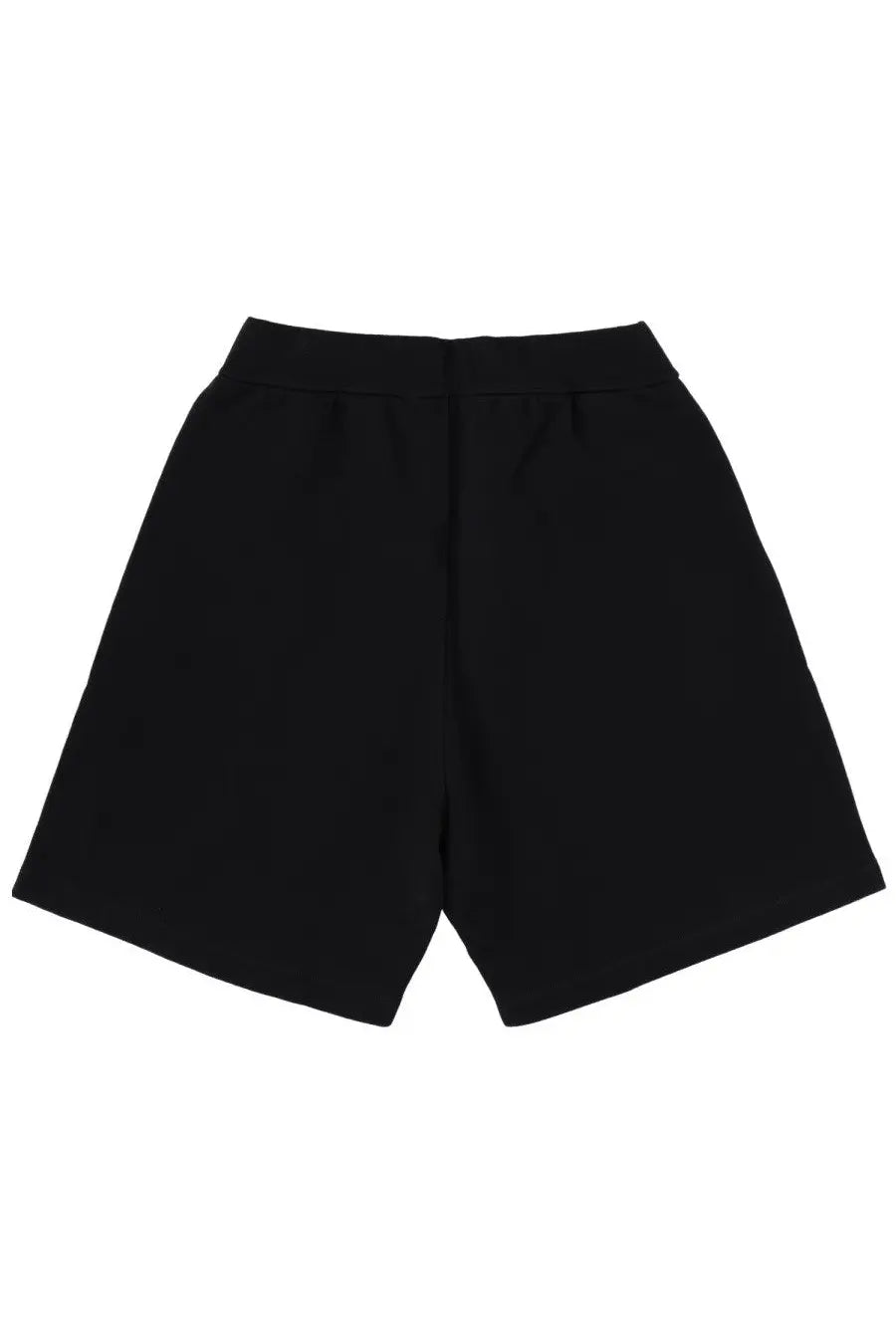 Dsquared2 men’s black minimalist shorts with relaxed fit and elastic waistband for casual wear